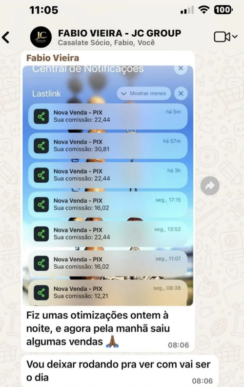 Prova social Fabio Vieira